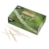 Wykałaczki drewniane PapStar Pure 6,8cm, w pudełku