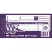 WZ Wydanie materiału na zewnątrz 1/3 A4, 80 kartek, samokopi...