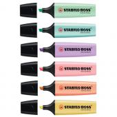 Zakreślacz pastelowy Stabilo Boss Original Pastel, 2-5mm