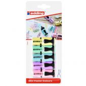 Zakreślacze Edding Mini 7 Pastel, zestaw pastelowych kolorów...