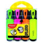 Zakreślacze Maped Fluo'Peps, zestaw
