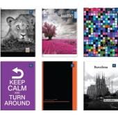 Zeszyt Interdruk, 96 kartek gładkich, zeszyt w twardej opraw...