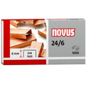 Zszywki miedziowane Novus, 1000 sztuk