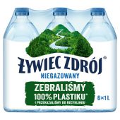 Żywiec Zdrój 1L x 6 sztuk, woda źródlana w butelkach PET