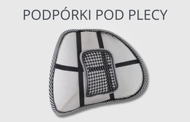 ergonomiczne podporki pod plecy