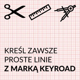 Przybory geometryczne KEYROAD