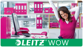 Kolekcja Leitz WOW to energetyczne kolory akcesoriow biurowych