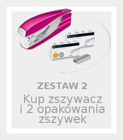 Kup perfekcyjnie dopasowany zestaw 2, czyli zszywacz i dwa opakowania zszywek